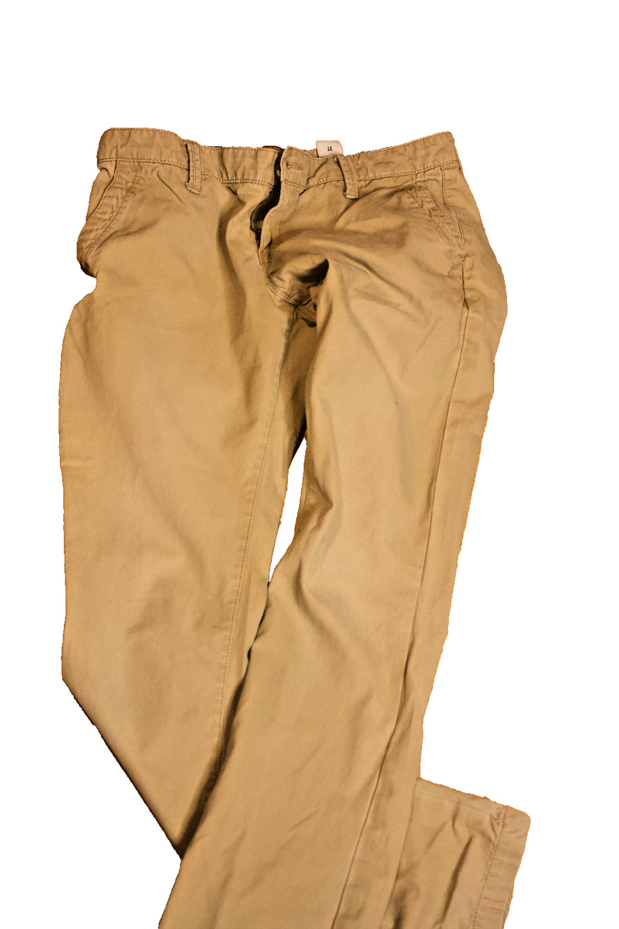 Lucky Brand Women's Civilian Skinny Chino Pants Khaki Sze 27 Y2K